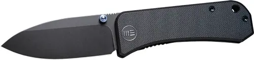 Black Stonewashed S35VNWE Knife Banter 2.9" with Black G10 Handle
