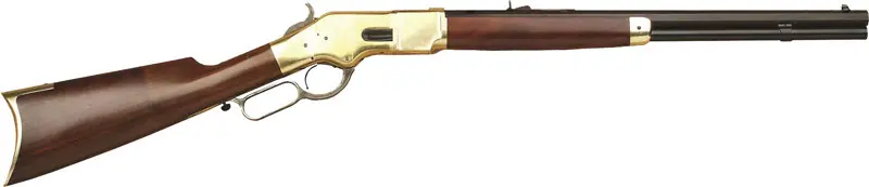 Cimarron 1866 Yellowboy 38-40 Octagon Brass/Blued Walnut 20"
