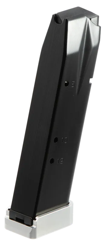 Mec-Gar 14rd Extended Magazine for Sig P226 X5 - Blued Carbon Steel with Anti-Friction Coating