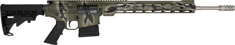 BBL 10-Shot Pursuit Green Camo AR10 Rifle 6.5 Creedmoor 20" Stainless Steel