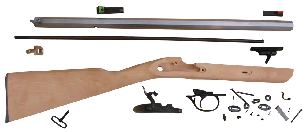 Traditions Deerhunter 50 Cal Percussion Rifle with Stainless Octagon Barrel and Unfinished Hardwood Stock