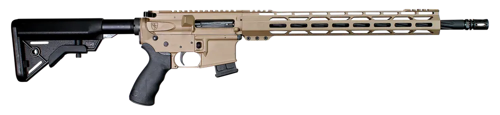 Alexander Arms RTA17DE Tactical 17 HMR Rifle with 18" Fluted Barrel and FDE Cerakote Receiver