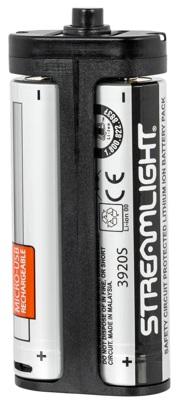 Streamlight Stinger 2020 Battery Pack - 3.7V, 2600mAh, Black/Silver (Single Pack)