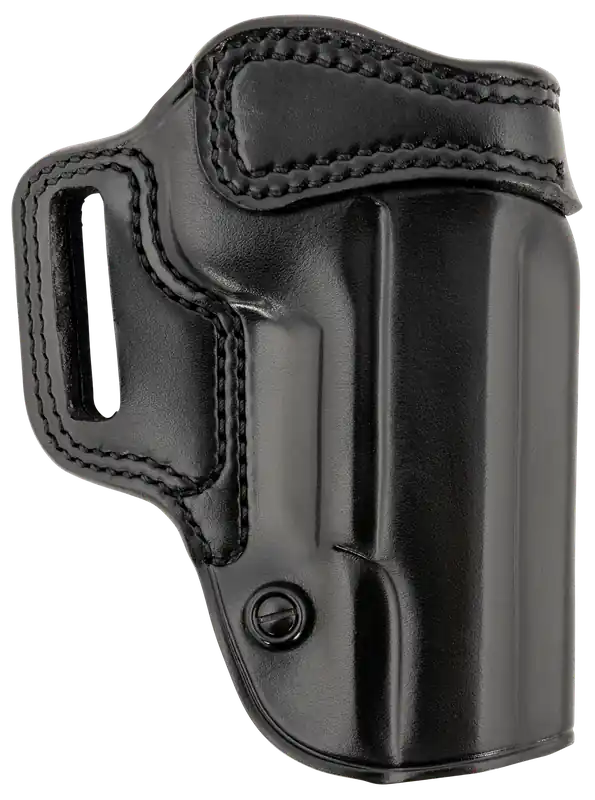 Galco AV212RB Avenger OWB Black Leather Holster for 1911 5" Right Handed Belt Slide