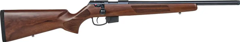 Anschutz 1761 HB 22LR 18" TB Blued/Walnut Classic 2-Stage Trigger