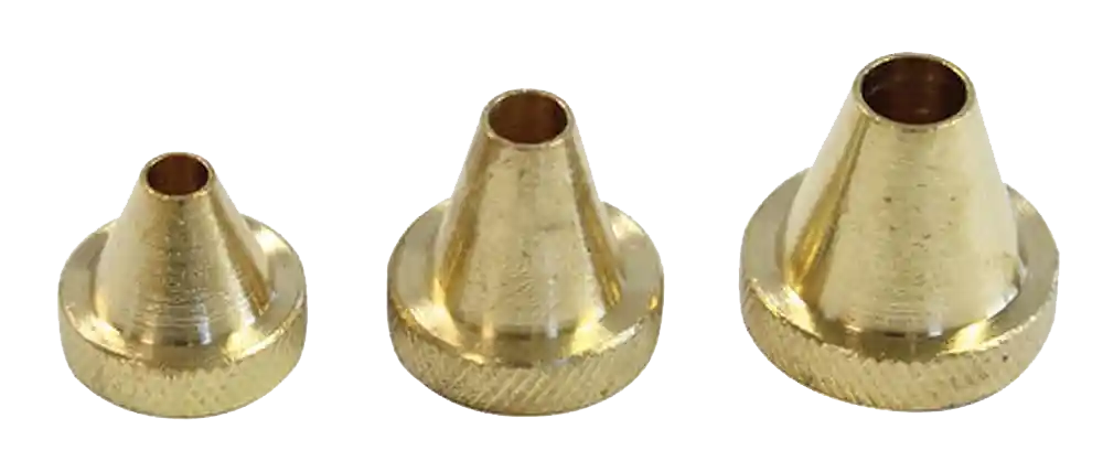 Birchwood Casey 41505 Brass Muzzle Guard Set for 17-30 Caliber Firearms - 3 Piece Set