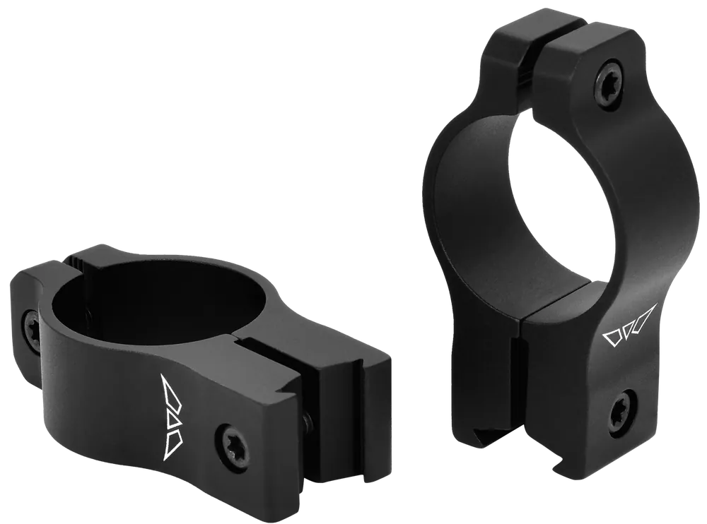 Warne V422M High Rimfire Rings - Matte Black Aluminum, 1" Tube, 3/8" Dovetail