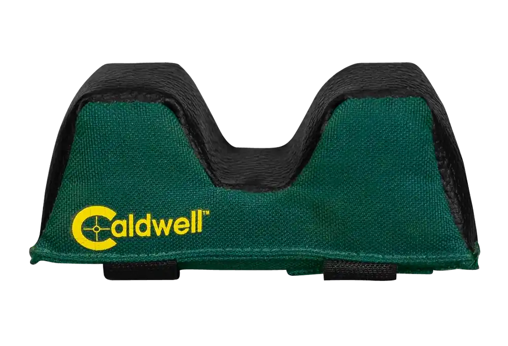 Caldwell Universal Front Rest Bag - Green/Black, 600D Polyester, Leather Padding