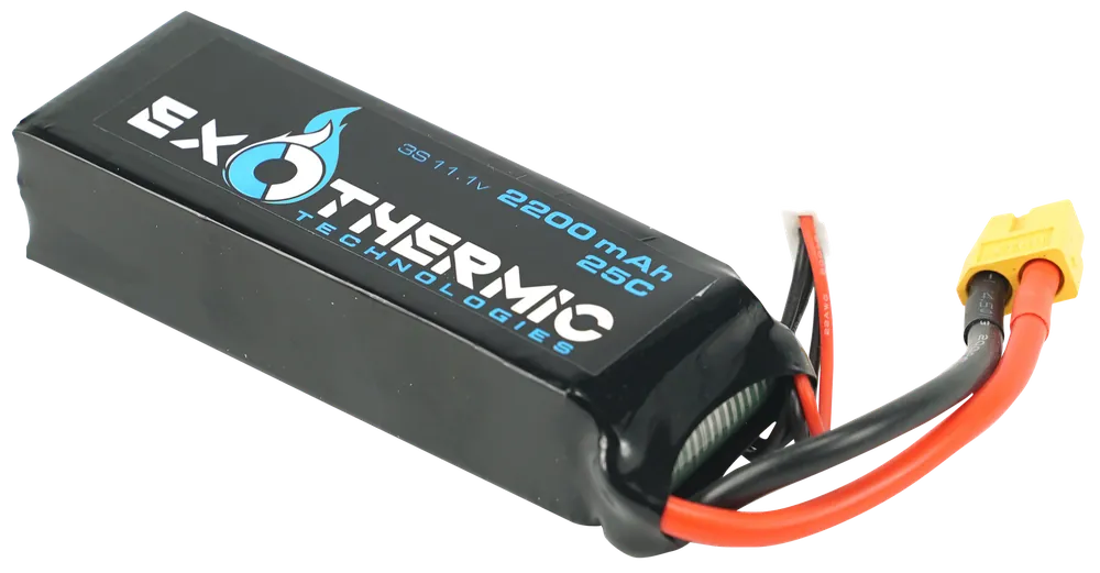 Exothermic Technologies 2200mAh 11.1V LiPo Spare Battery - Black