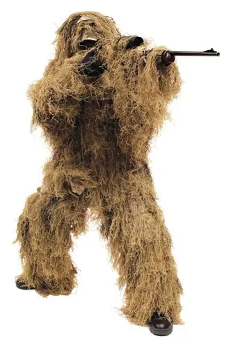 Adult XL/XXL Red Rock Desert Ghillie Suit - 5 Piece Set