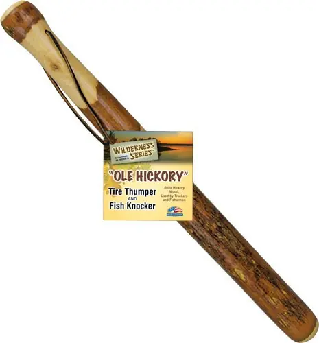 FISH CLUB SOLID HICKORY 18" TIRE THUMPER "OLE HICKORY"