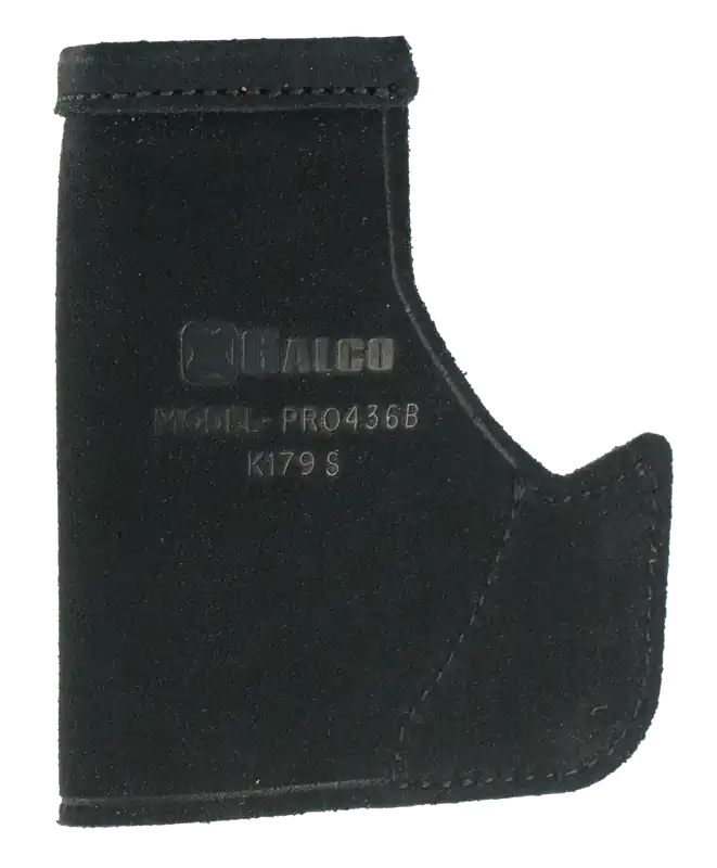 Galco PRO436B Black Leather Pocket Holster for Ruger LCP, Kel-Tec P-32, Diamondback DB, NAA Guardian - Ambidextrous
