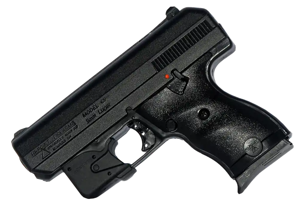 Hi-Point C9 9mm Luger Pistol with LaserLyte Laser and Black Polymer Frame
