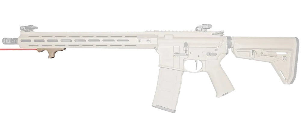 Viridian HS1 AR Hand Stop with Red Laser and Picatinny Rail Adapter - Flat Dark Earth