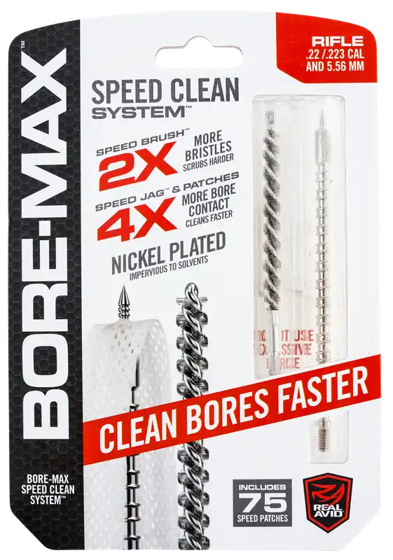 Real Avid Bore-Max Speed Clean Set for .223 Rem/22 Cal Rifles