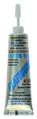 Platinum 3/4oz Bohning Fletch-Tite Glue Tube