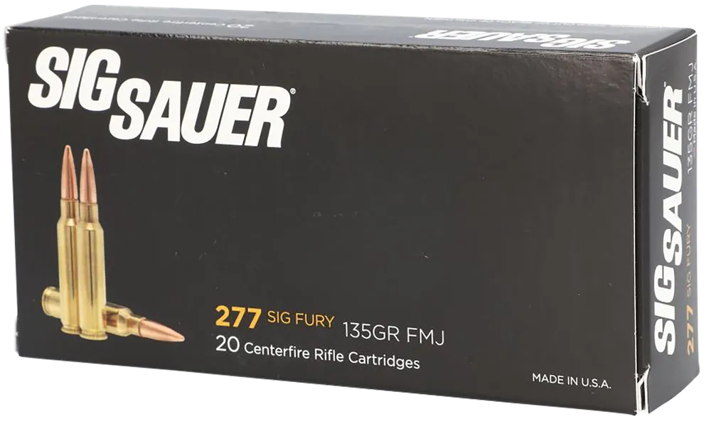 Sig Sauer Elite Ball .277 Fury 135gr FMJ - 20 Rounds/Box