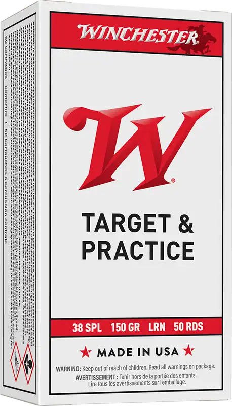 Winchester USA .38 Special 150gr LRN Ammo - 20 Rounds/Box