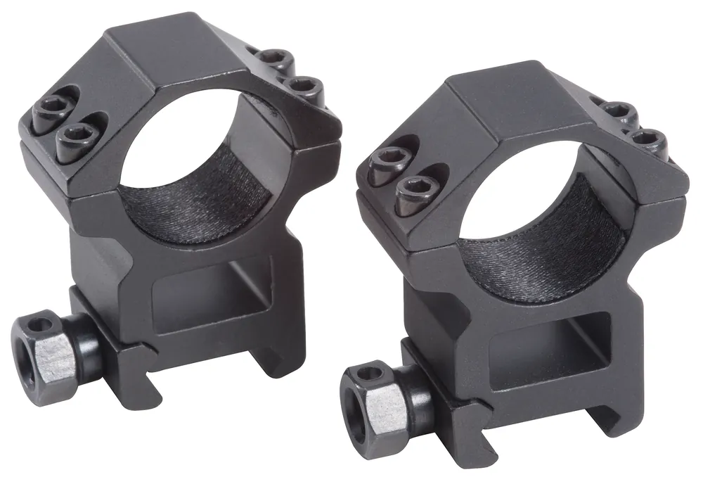 Traditions A764H 30mm High Tactical Weaver Mount Rings - Matte Black