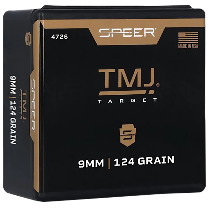 Speer 4726 TMJ 9mm 124gr Value Pack - 600 Rounds Per Case