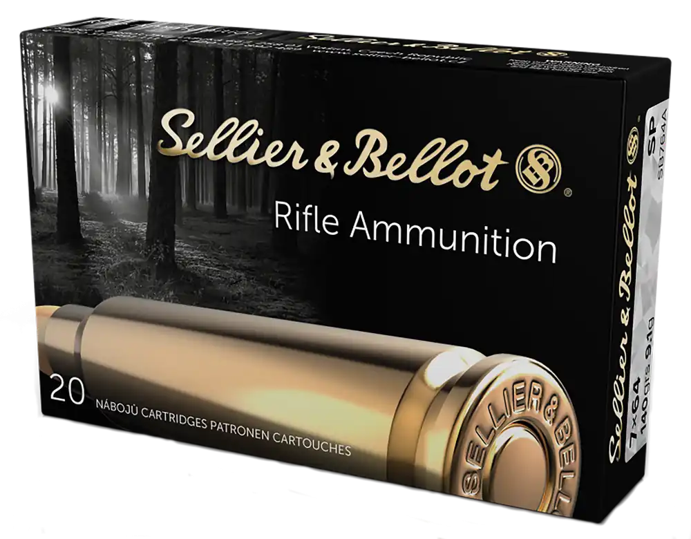Sellier & Bellot 7x64mm Brenneke 140gr Soft Point Rifle Ammo - 20 Rounds