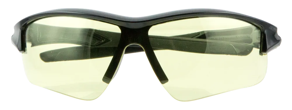 Uvex Acadia Anti-Fog Safety Glasses with Amber Lens and Black Frame