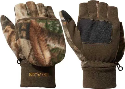 MITTEN FLEECE INSULATED RT-EDGE XL HOT SHOT HF2 BULLS-EYE POP-TOP