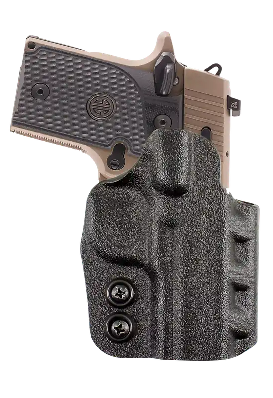 DeSantis Gunhide Cazzuto OWB Black Kydex Paddle Holster for Ruger 57 - Right Handed