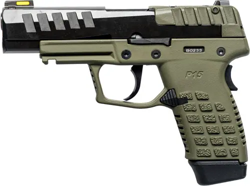 Kel-Tec P15 9mm Compact 15-Round Magazine, Hi-Viz Green