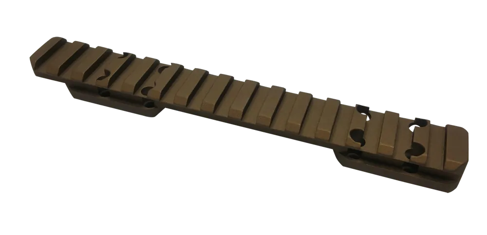 Talley PLMSB735 Browning X-Bolt Smoked Bronze Picatinny Rail Long Action 20 MOA