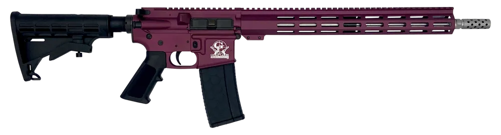 Great Lakes Firearms GL15223SSCHY AR-15 .223 Wylde 16" Stainless, Black Cherry Receiver, Black Stock & Grip, 30+1 Capacity