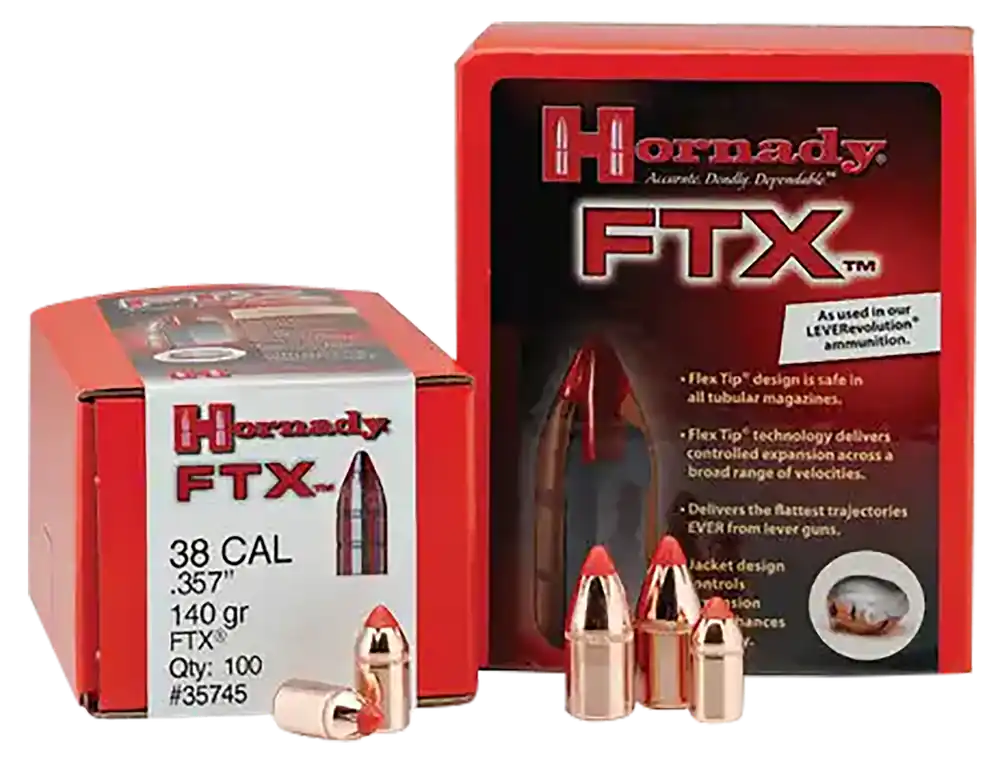 Hornady FTX .45 Caliber 250gr Flex Tip Expanding Bullets - 50 Box/25 Case