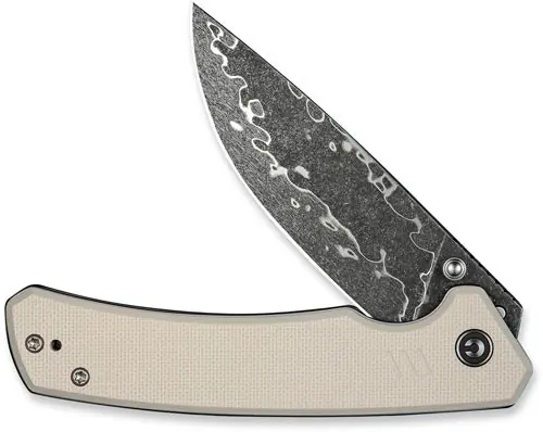 CIVIVI Merit 3.28" Liner Lock Knife with Damascus Blade and Ivory Handle