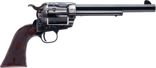 Cimarron El Malo 2 Revolver 7.5" Octagonal Barrel .38 Special/.357 Blued/Walnut