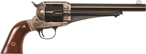 Cimarron 1875 Outlaw 44/40 Win 7.5" Blued Walnut Revolver
