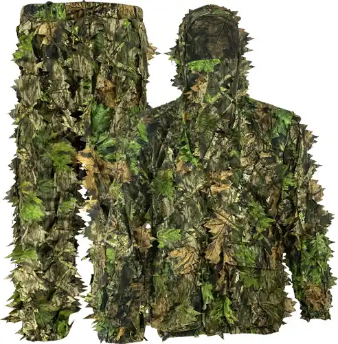 Mossy Oak Obsession L/XL Leafy Suit - Titan Outfitter Pant/Top Set