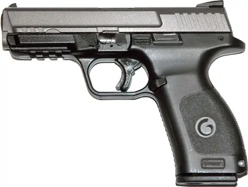 Girsan MC28SA 9mm Two-Tone Pistol - ADJ. SGT 17-Shot Capacity