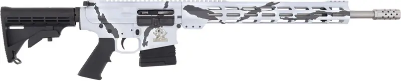 BBL 10-Shot Pursuit Snow Camo AR10 Rifle 6.5 Creedmoor 20" Stainless Steel