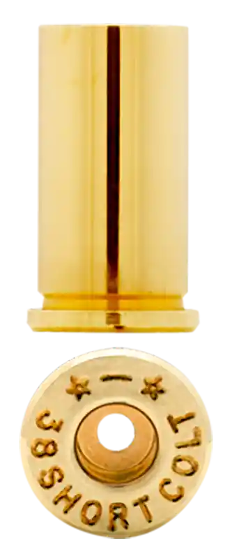 Starline Brass 38 Short Colt Unprimed Handgun Cases - 100 Pack