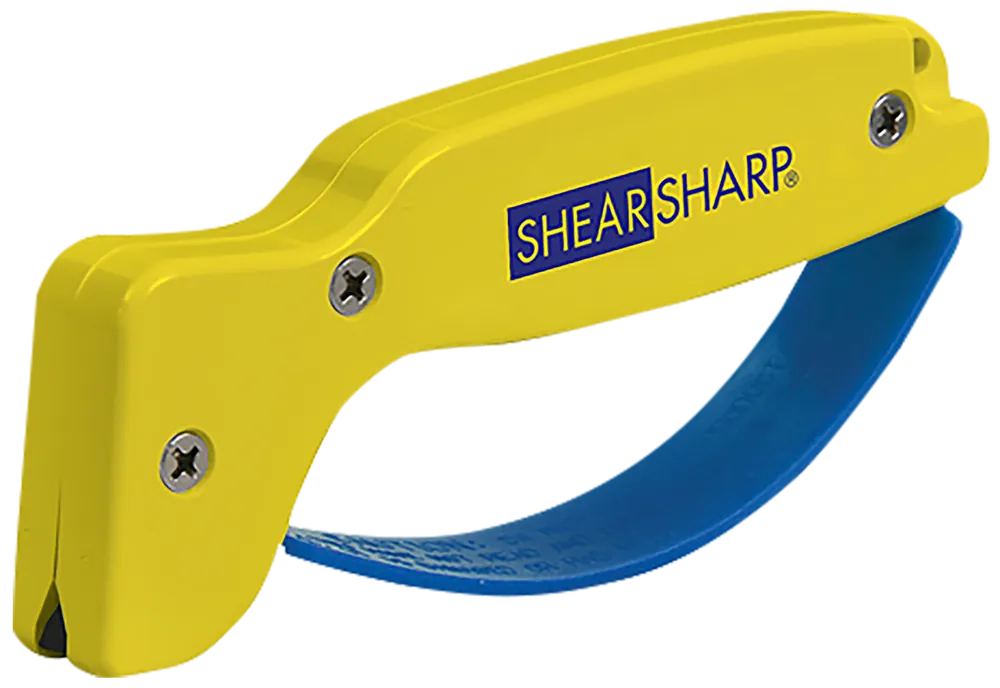 AccuSharp 002C ShearSharp Scissors Sharpener - Diamond Tungsten Carbide, Yellow/Blue
