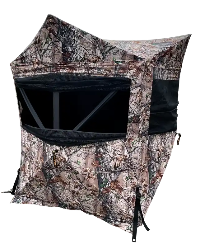 Muddy MUD-MGBTP Twin Peaks Hub-Style Camo Tent - 600D Polyester