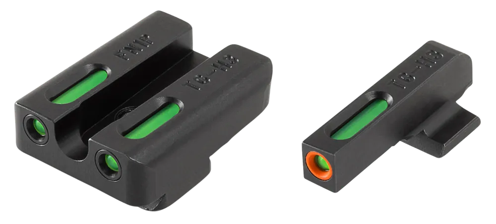 TruGlo TFX Pro Night Sights - Green Tritium & Fiber Optic with Orange Outline