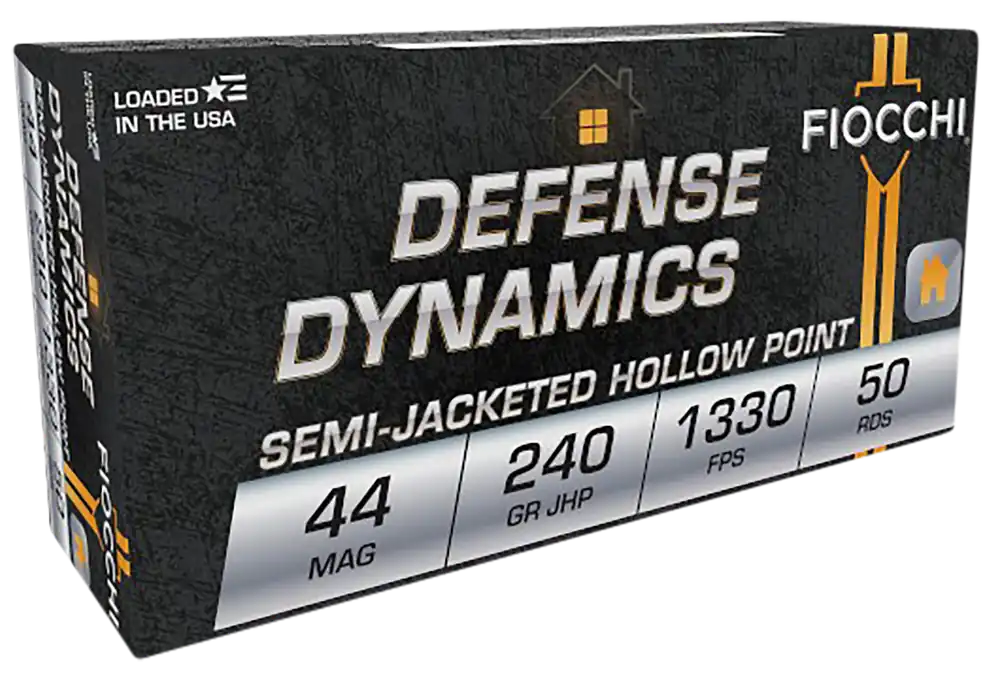 Fiocchi Defense Dynamics .44 Rem Mag 240gr JHP - 50 Rounds/Box