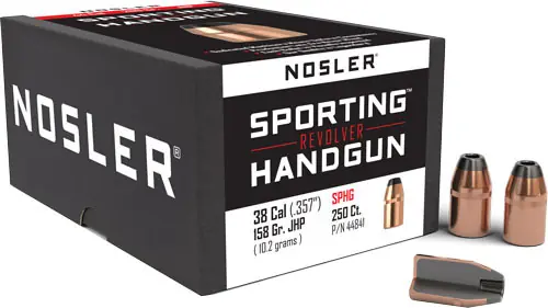 Nosler 158GR JHP Bullets .357 Caliber - 250 Count