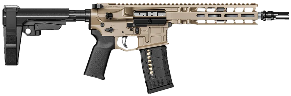 Radian Weapons R0504 Model 1 Pistol 300 Blackout 9" FDE with M-Lok Handguard and Ambi Controls