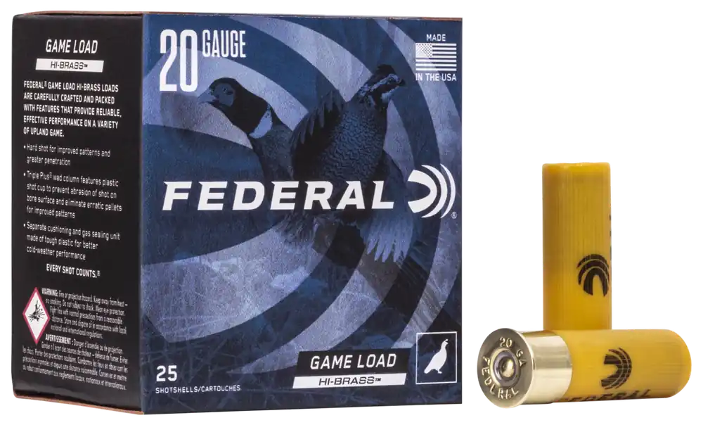 Federal H2045 Game-Shok 20 Gauge 2.75" 1oz 5 Shot - 25/Box, 10/Case