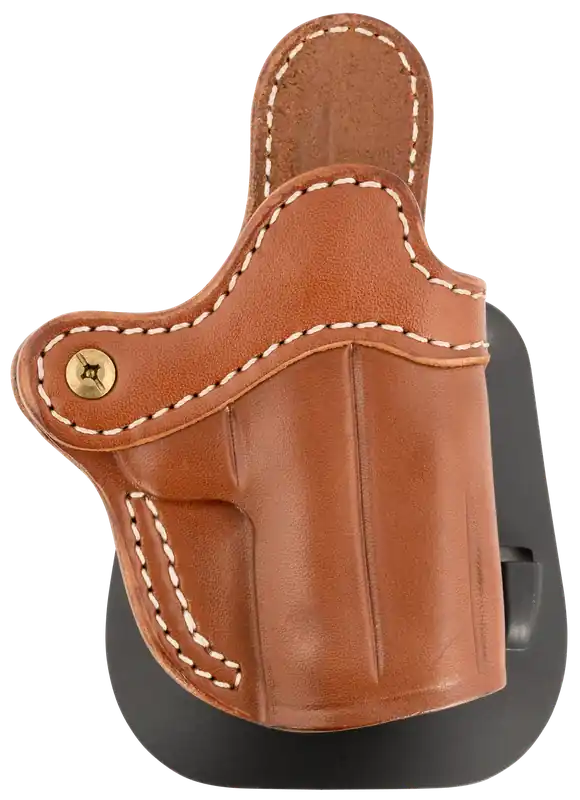 Compact Classic Brown Paddle Holster for Sig P365/Taurus GX4/Glock 43 - Optic Ready OWB by 1791 Gunleather