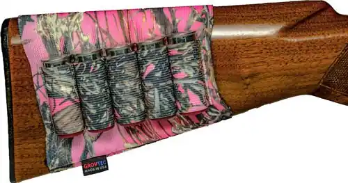 True Timber Pink GrovTec Shotgun Shell Holder for Buttstock