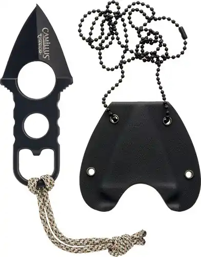 Camillus Heater Boot Knife with 2" Stainless Steel Blade and Paracord Sheath