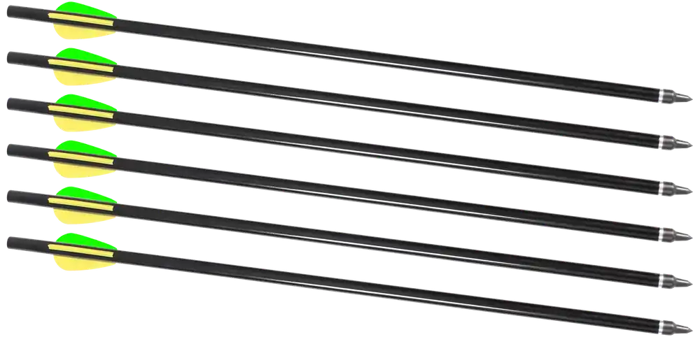 Traditions A2217 Firebolt 2216 Arrow Set for Crackshot XBR - 16" Aluminum, Pack of 6